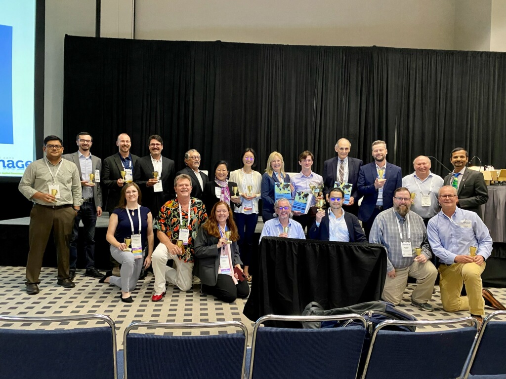 Group photo at IMAGE 2022 meeting of authors of most of the 21 chapters for the new Elsvevier volume: Deepwater Sedimentary Systems. CBTH participants included Nahid Hasan (standing far left) and Paul Mann (kneeling to right). 